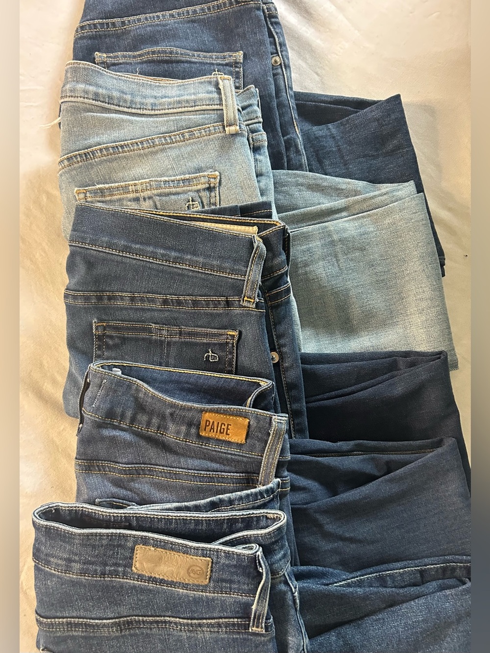 Designer Denim Bundle Size 27 AG PAIGE Rag & Bone 5 Pairs Skinny Ankle Jeans